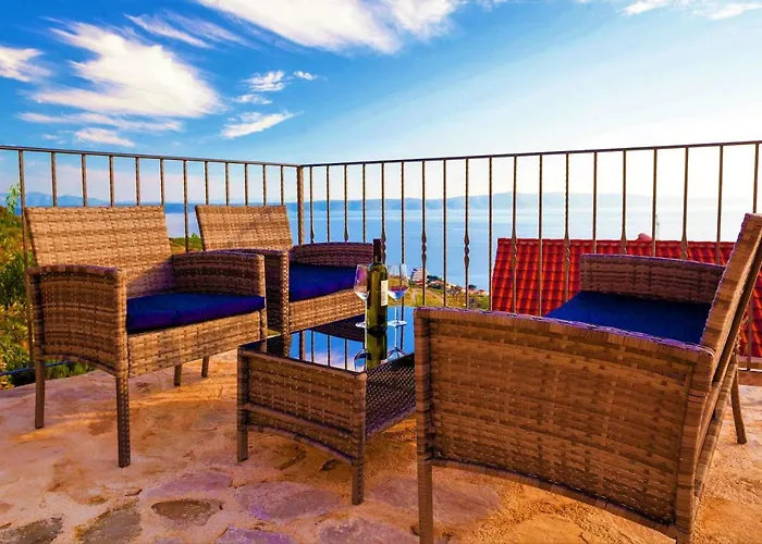 Elegant In With Private Pool And Sea View Podgora (Split-Dalmatia)